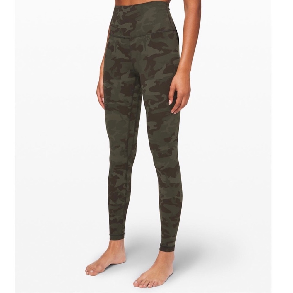 RARE! EUC Align II Camo Multi Gator Green 28” Sz 4